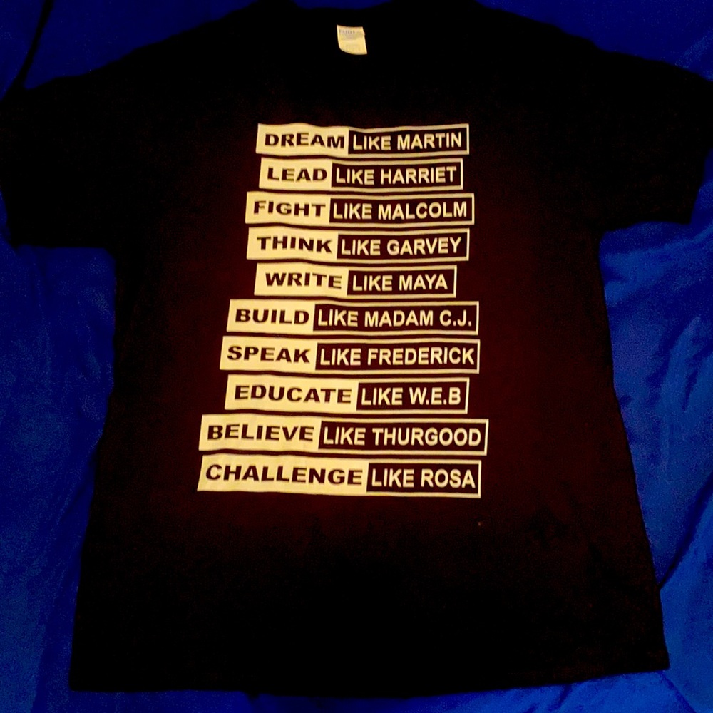 Black Leaders Printed Tee